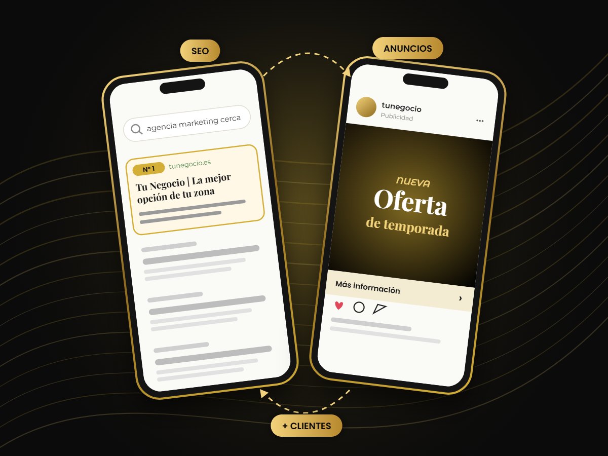 SEO y publicidad en redes trabajando juntos para conseguir más clientes